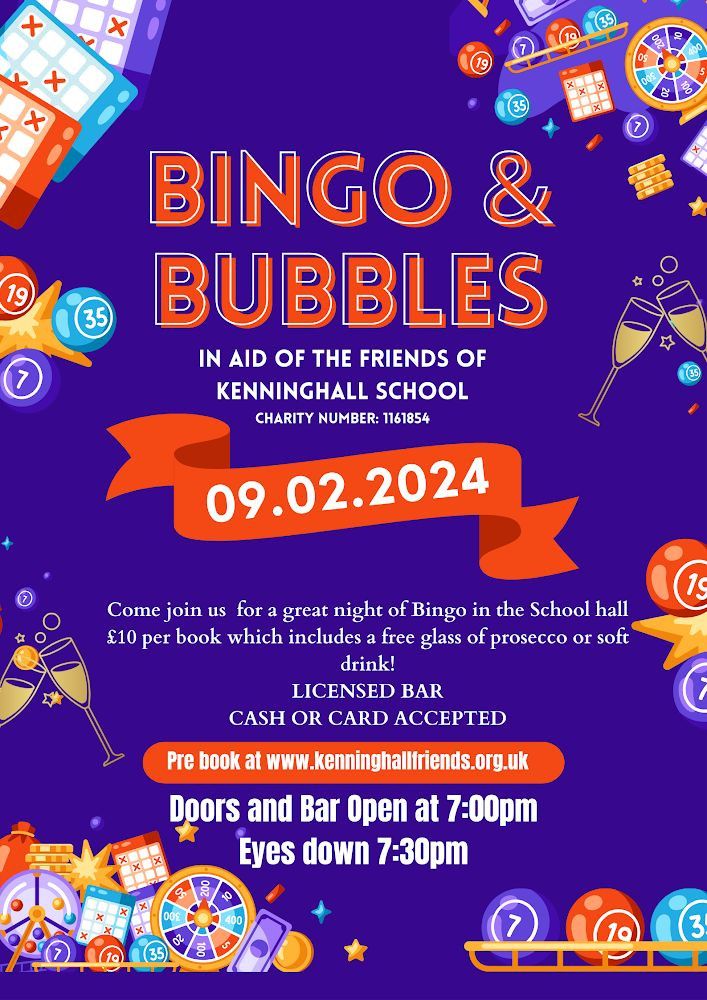 Kenninghall Primary School Bingo & Bubbles